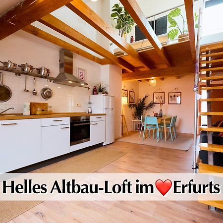 Helle 72Qm Maisonette Wohnung Im Herzen Erfurts Mit Kingsize Bett, Smart-Tv, Etc Exteriér fotografie