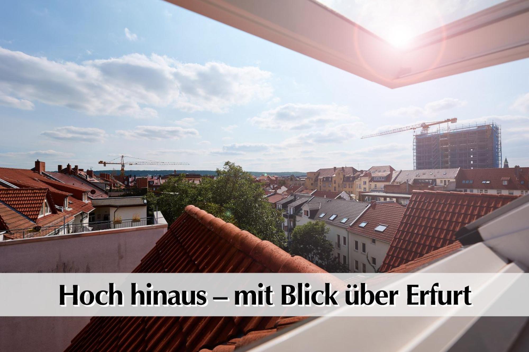 Helle 72Qm Maisonette Wohnung Im Herzen Erfurts Mit Kingsize Bett, Smart-Tv, Etc Exteriér fotografie
